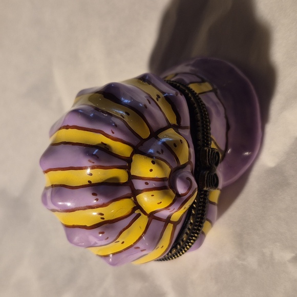 Floral and Shell Design Decorative Boxes Set - Picture 3 of 16